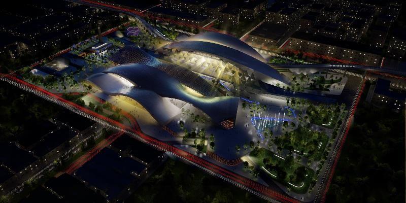 مسار مضاء يبرز جمالية شبكة النقل في العاصمة مسار مضاء يبرز جمالية شبكة النقل في العاصمة