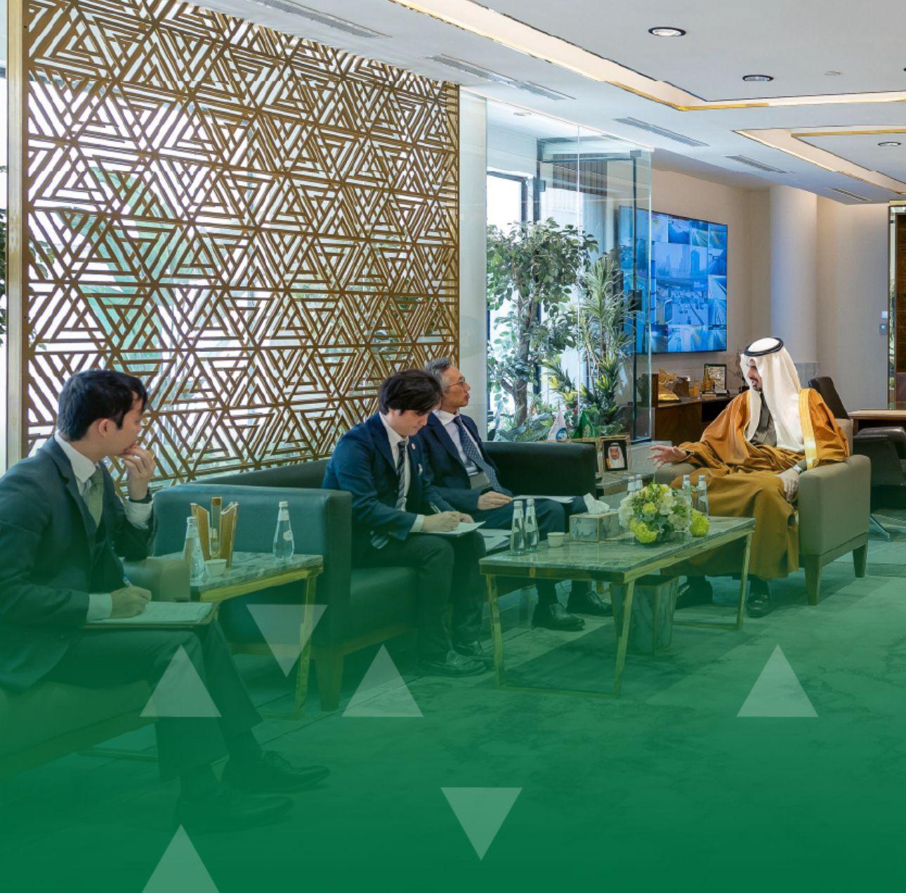 سمو أمين منطقة الرياض يستقبل السفير فوق العادة ومفوّض دولة اليابان لدى المملكة العربية السعودية