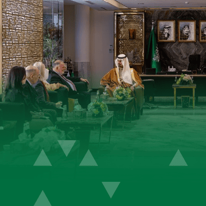 سمو أمين منطقة الرياض يلتقي رئيس المجلس العالمي للمياه