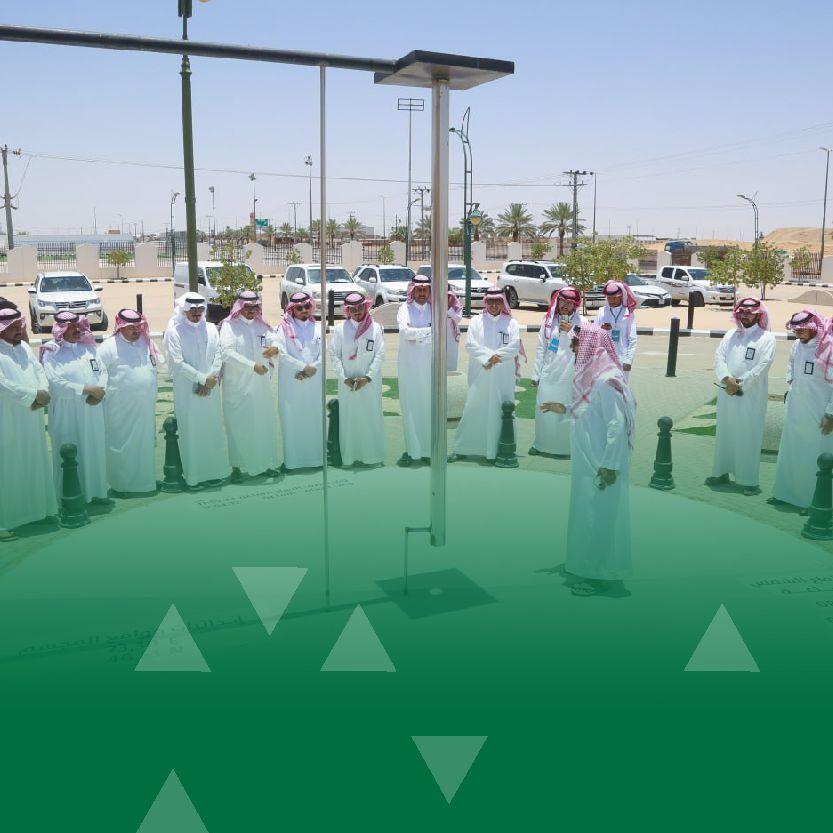 أمانة منطقة الرياض تهيئ موقع رصد تعامد الشمس على مدار السرطان في حوطة بني تميم